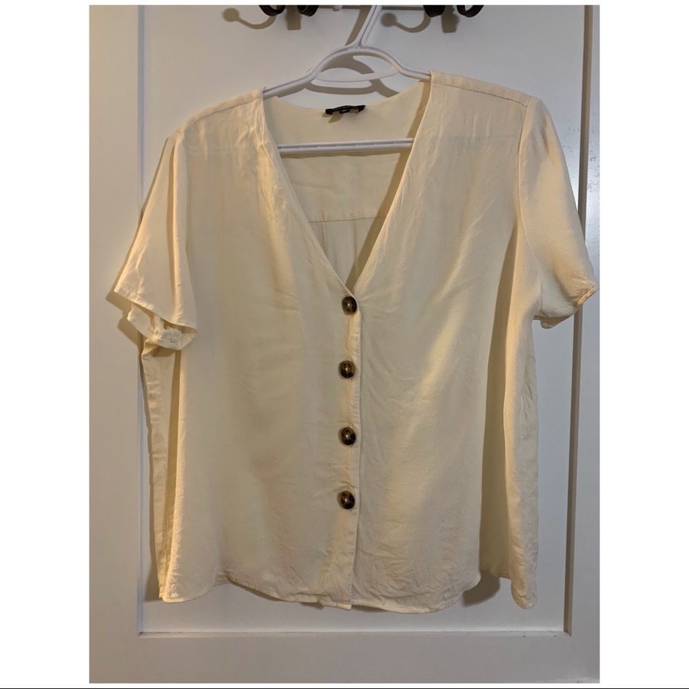 Dynamite Button Blouse